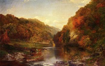 Thomas Moran : Autumn on the Wissahickon